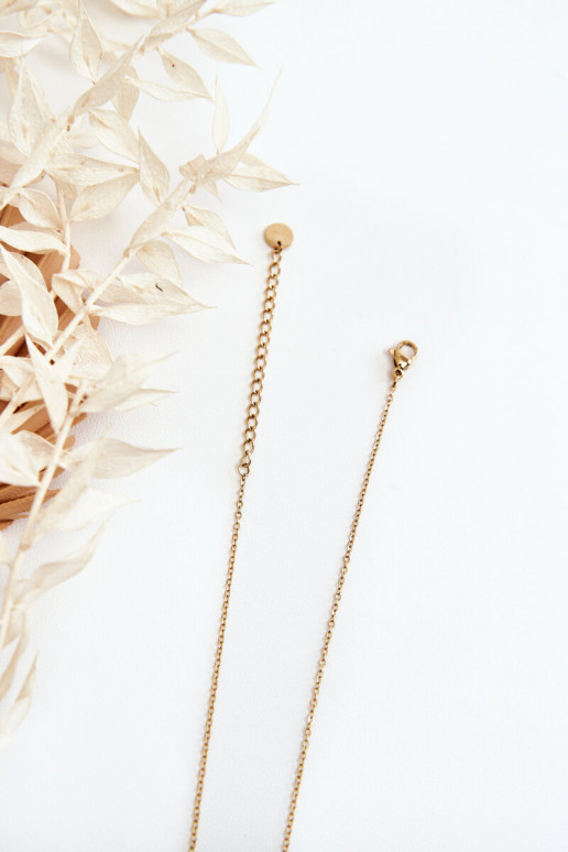 Moteriška grandinėlė Su madingais pakabukais aukso spalvos