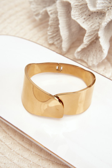 Gładka Apyrankė iš nerūdijančio plieno aukso spalvos 2