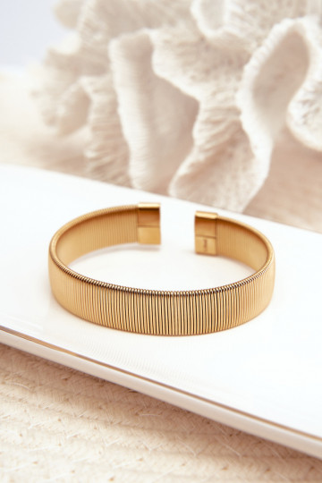 Elastyczna Apyrankė Moteriškas iš nerūdijančio plieno aukso spalvos 2