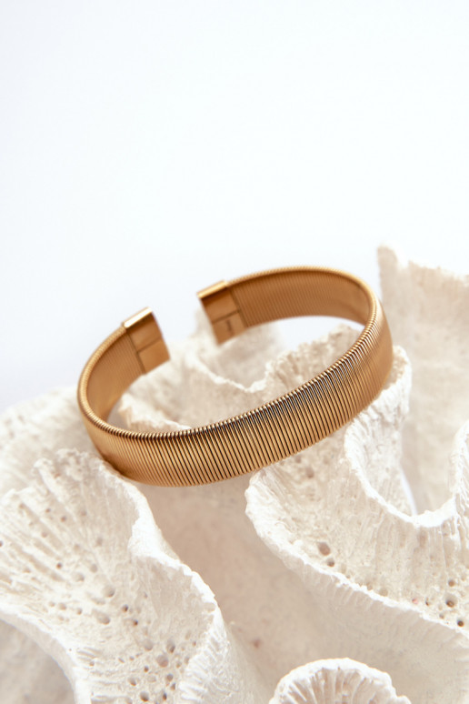 Elastyczna Apyrankė Moteriškas iš nerūdijančio plieno aukso spalvos