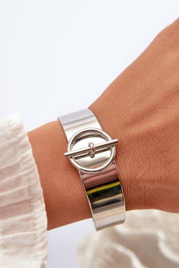 Apyrankė Moteriškas su ornamentais Stal NierdzeĮna sidabro spalvos