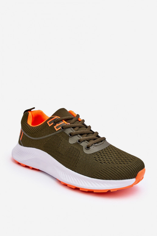 Klasikinio modelio Vyriški Sportinio stiliaus batai su raišteliais chaki spalvos Jasper