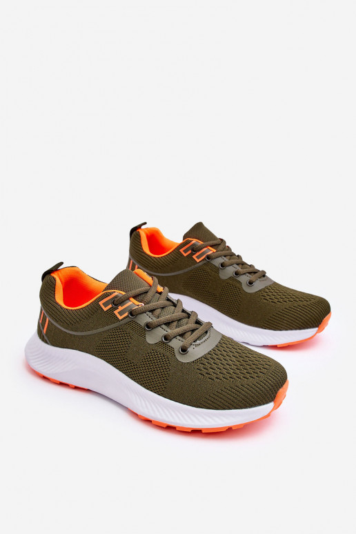 Klasikinio modelio Vyriški Sportinio stiliaus batai su raišteliais chaki spalvos Jasper