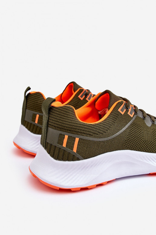 Klasikinio modelio Vyriški Sportinio stiliaus batai su raišteliais chaki spalvos Jasper