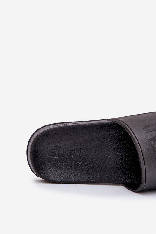 Lengvos putplasčio šlepetės Vyriški Big Star MM174322 juodos spalvos