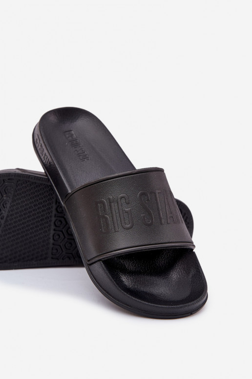 Lengvos putplasčio šlepetės Vyriški Big Star MM174322 juodos spalvos