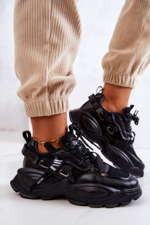 sportiniai bateliai Sneakers modelio batai GOE JJ2N4083 juodos spalvos