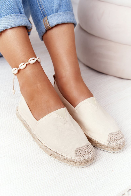 espadrilės Ant pinto pado Big Star HH274501 smėlio spalvos