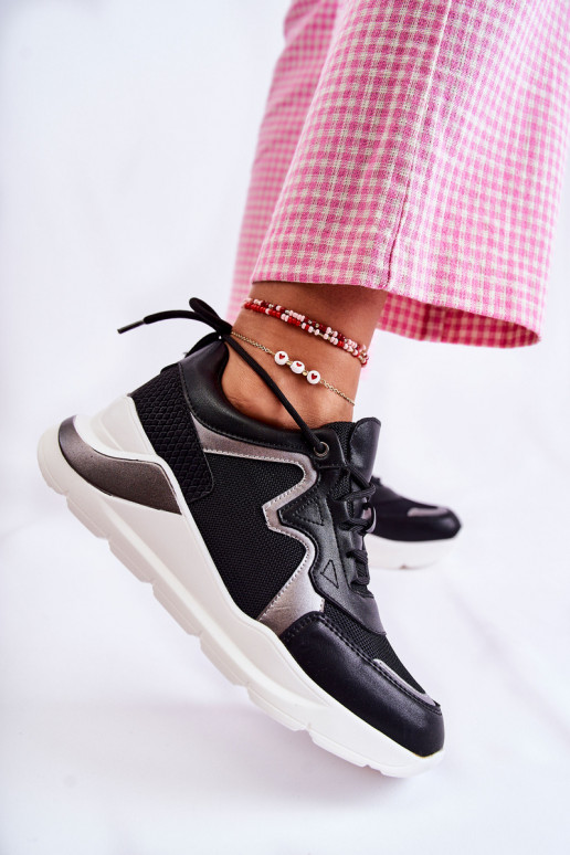 Moteriškas Tai turidingi Sneakers modelio batai juodos spalvos Allie