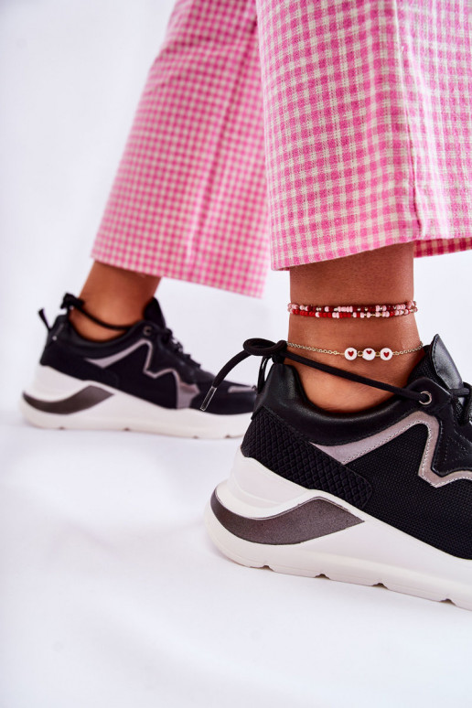 Moteriškas Tai turidingi Sneakers modelio batai juodos spalvos Allie