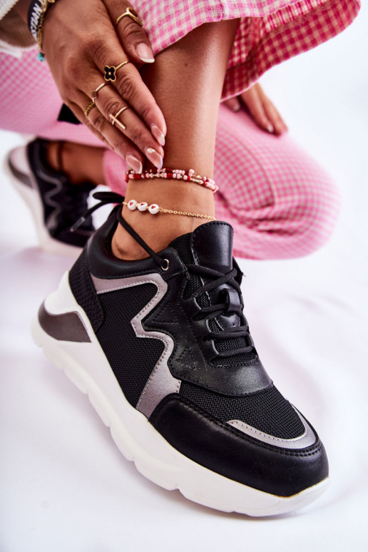 Moteriškas Tai turidingi Sneakers modelio batai juodos spalvos Allie