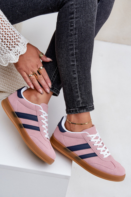 Sneakers modelio batai Moteriškos žemos rožinės spalvos EnnorĮen