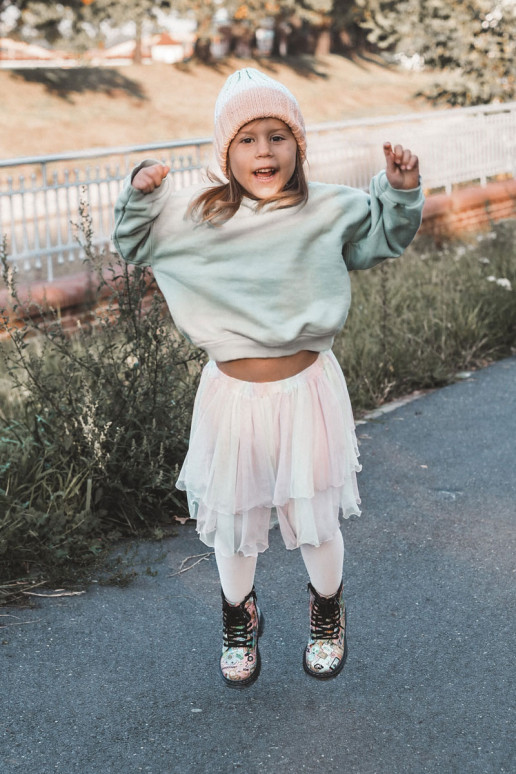 Šilti vaikiški batai Spausdinti rožinės spalvos Dexi