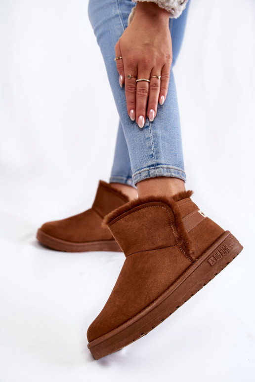 Moteriškas Aulinukai sniego batai Big Star KK274620 rudos spalvos