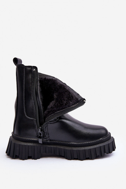 stilingi aulinukai Vaikiški Dekoruotos Su kalnų krištolais juodos spalvos Adelie