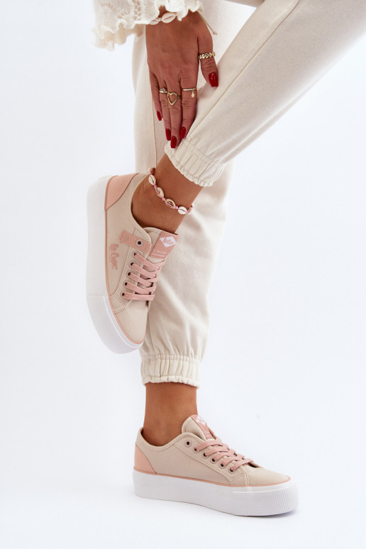  Laisvalaikio bateliai Lee Cooper LCIN-24-31-2196 smėlio spalvos