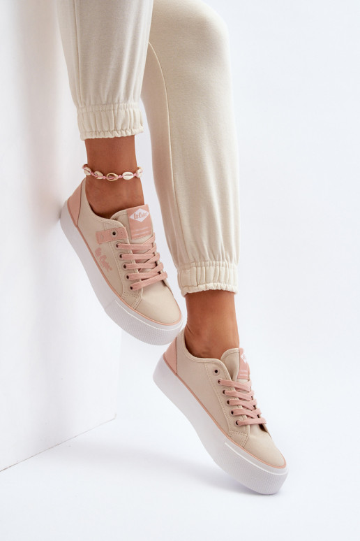  Laisvalaikio bateliai Lee Cooper LCIN-24-31-2196 smėlio spalvos