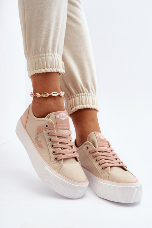  Laisvalaikio bateliai Lee Cooper LCIN-24-31-2196 smėlio spalvos