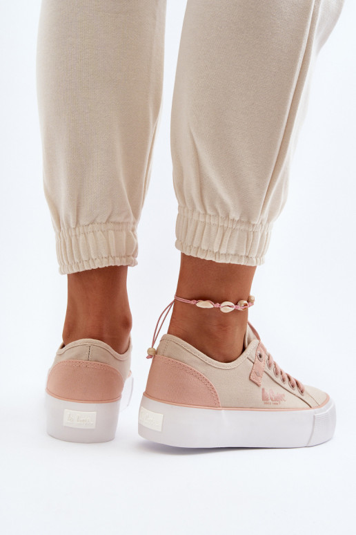  Laisvalaikio bateliai Lee Cooper LCIN-24-31-2196 smėlio spalvos