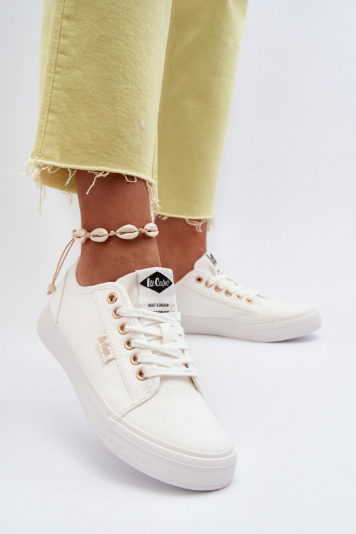 Moteriški batai Lee Cooper LCIN-24-31-2201 baltos spalvos