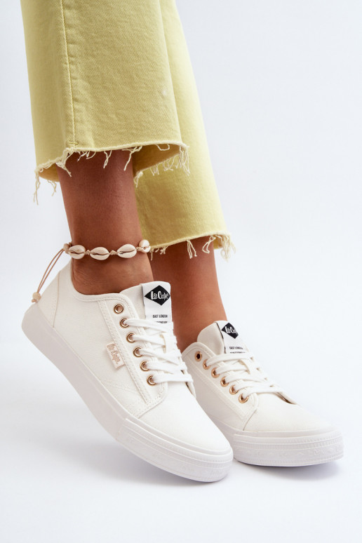 Moteriški batai Lee Cooper LCIN-24-31-2201 baltos spalvos