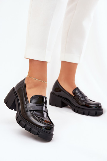 su lako efektu batai Moteriškas Ant masyvių kulnų juodos spalvos Felonith