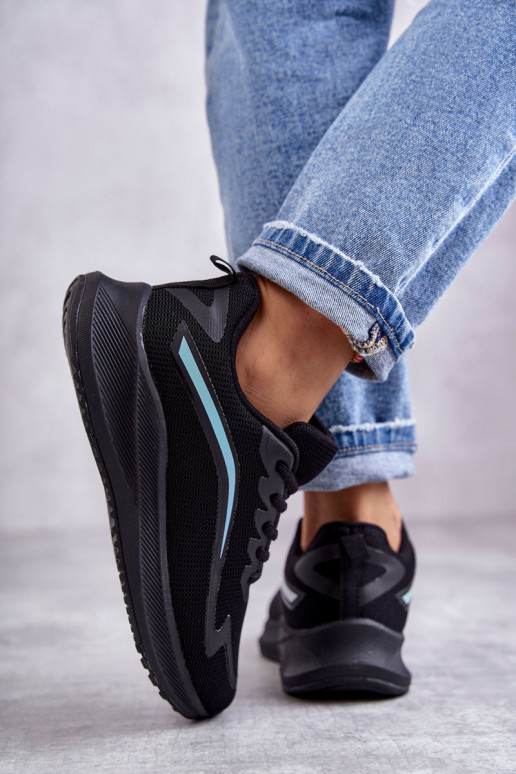 Moteriškas Tai turidingi sportiniai bateliai juodos spalvos Ida