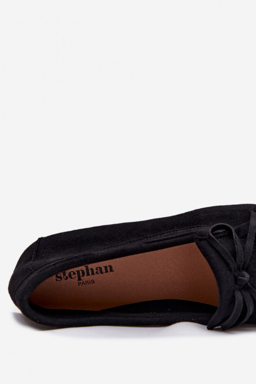 moteriški mokasinai su kutais juodos spalvos Janelisse