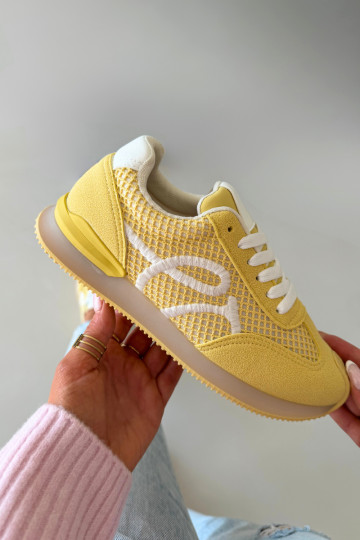 Sneakers modelio batai sportiniai bateliai Moteriškas geltonos spalvos Tarlisse