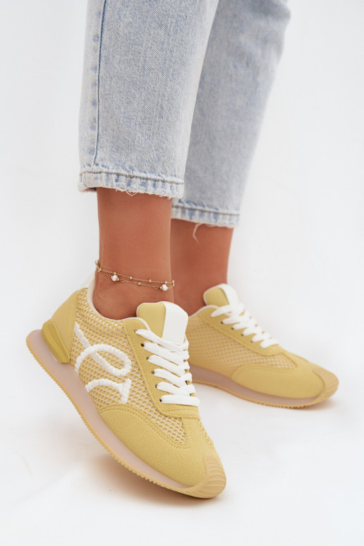 Sneakers modelio batai sportiniai bateliai Moteriškas geltonos spalvos Tarlisse