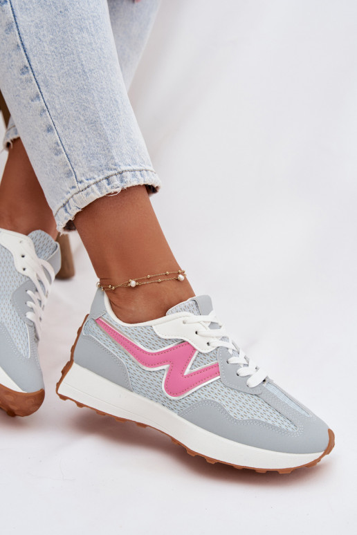 sportiniai bateliai Moteriškas su platforma mėlynos spalvos Janelora