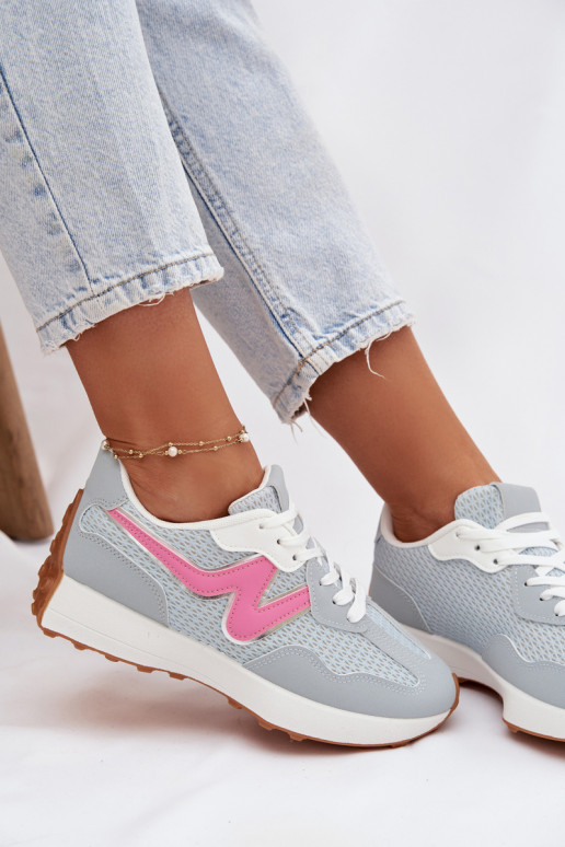 sportiniai bateliai Moteriškas su platforma mėlynos spalvos Janelora