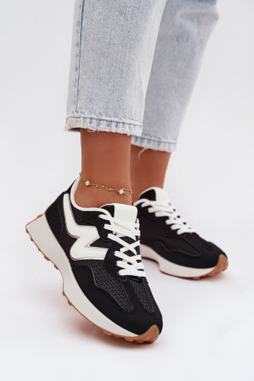 sportiniai bateliai Moteriškas su platforma juodos spalvos Janelora 2