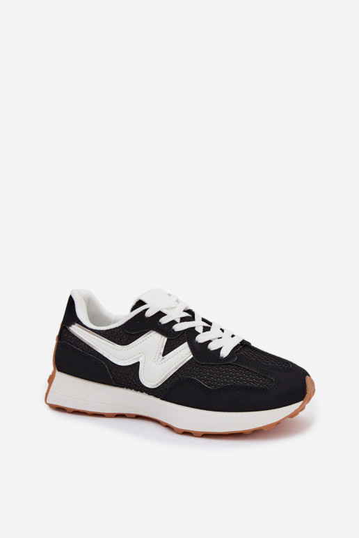 sportiniai bateliai Moteriškas su platforma juodos spalvos Janelora