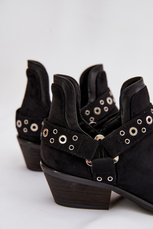 Moteriški aulinukai Su išpjovomis I Paskami juodos spalvos Vannessae