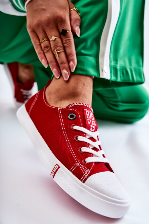 Moteriški batai Big Star FF274089 raudonos spalvos