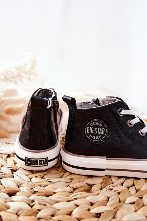 Vaikiški batai su auliuku BIG STAR II374003 juodos spalvos