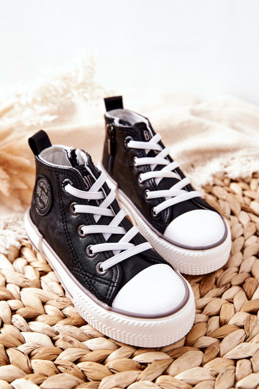 Vaikiški batai su auliuku BIG STAR II374003 juodos spalvos