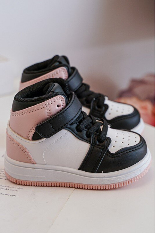 Aukštas Vaikiški sportiniai bateliai Baltos-rožinės spalvos Teredite