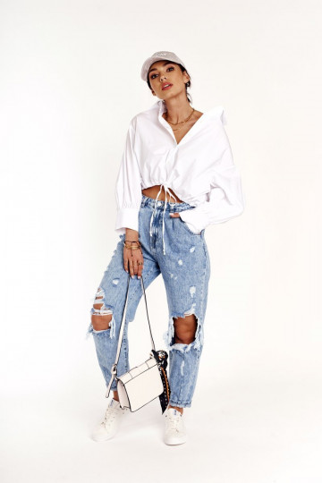 Moteriškos žemos laisvalaikio batai Big Star DD274451 baltos spalvos 2