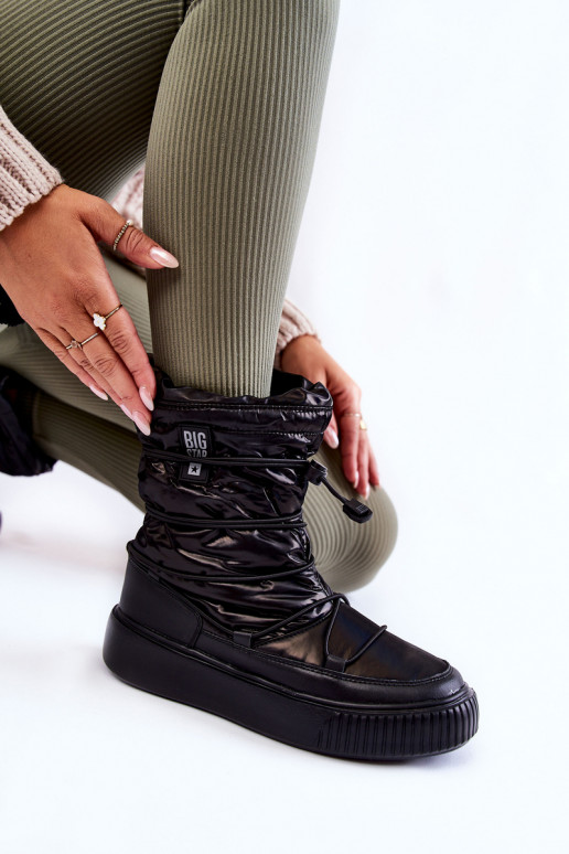 Moteriškas pašiltinti sniego batai Big Star KK274193 juodos spalvos