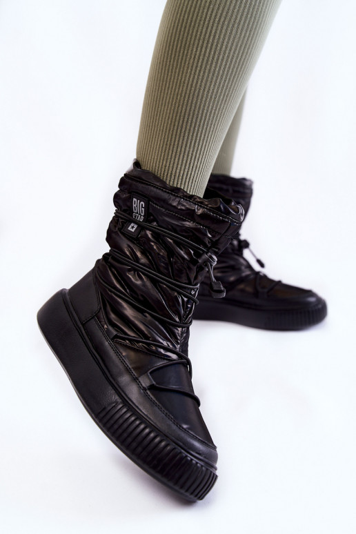 Moteriškas pašiltinti sniego batai Big Star KK274193 juodos spalvos