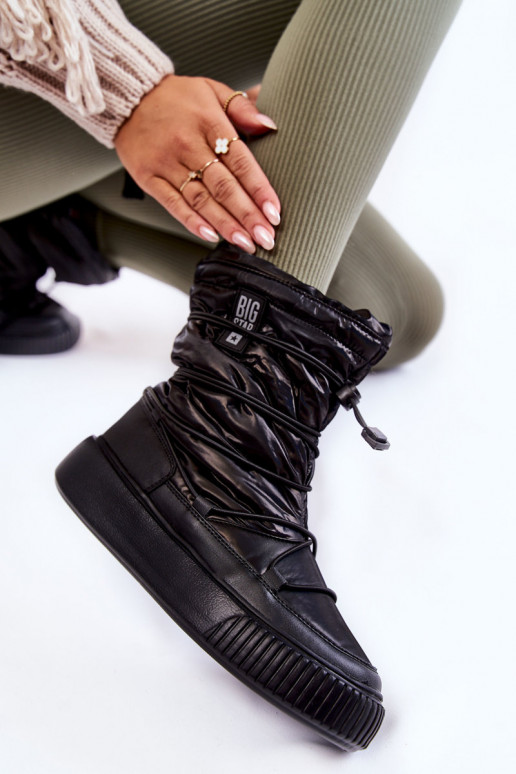 Moteriškas pašiltinti sniego batai Big Star KK274193 juodos spalvos