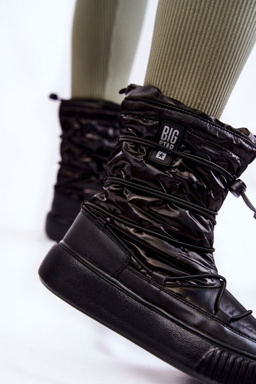 Moteriškas pašiltinti sniego batai Big Star KK274193 juodos spalvos