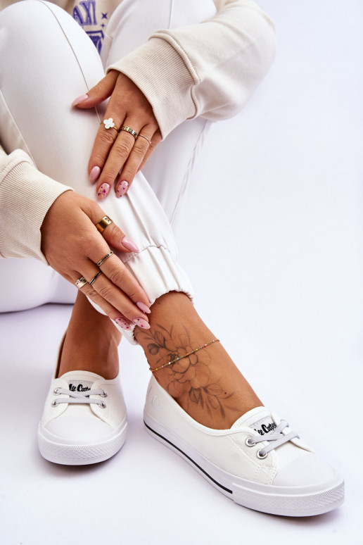 Moteriški batai Sportbačiai Lee Cooper LCIN-23-31-1791L baltos spalvos