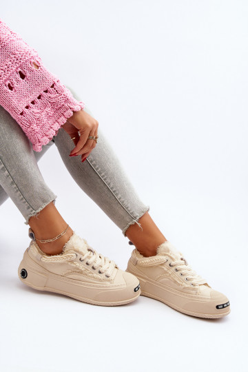 Moteriškas Sneakers modelio batai GOE NN2N4060 smėlio spalvos 2