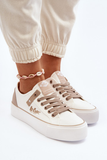  Laisvalaikio bateliai Lee Cooper LCIN-24-31-2198 baltos spalvos