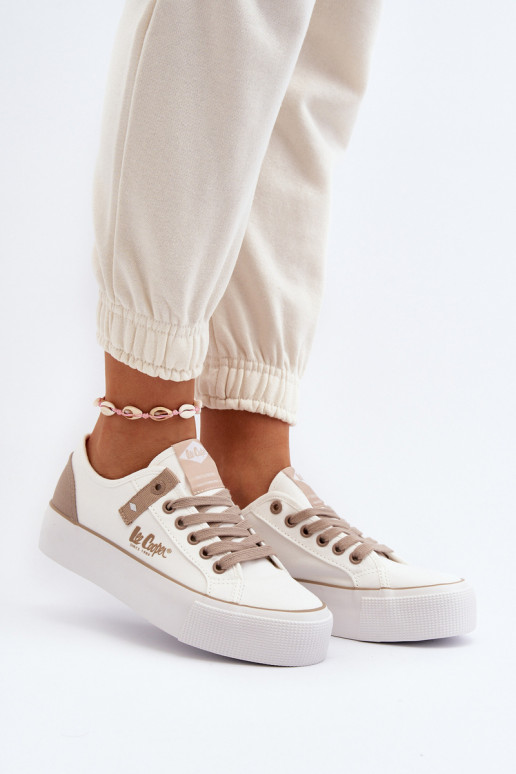  Laisvalaikio bateliai Lee Cooper LCIN-24-31-2198 baltos spalvos