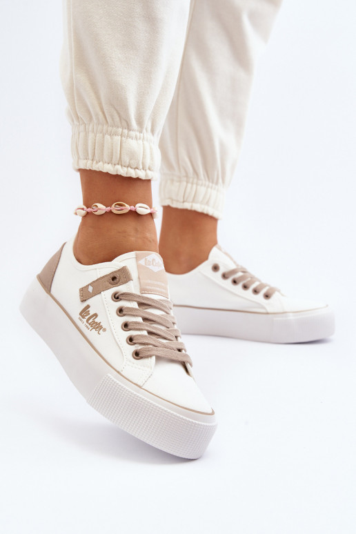  Laisvalaikio bateliai Lee Cooper LCIN-24-31-2198 baltos spalvos