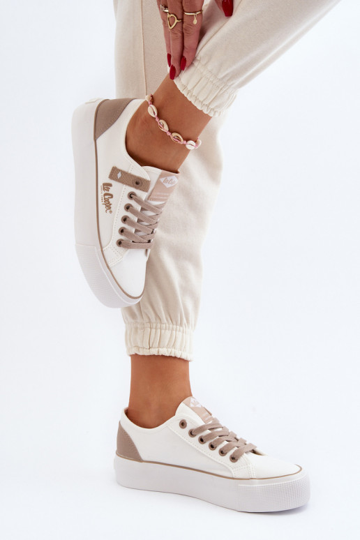  Laisvalaikio bateliai Lee Cooper LCIN-24-31-2198 baltos spalvos